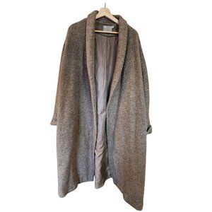 ASOS Long Shawl Cardigan Coat wool blend Womens size 10